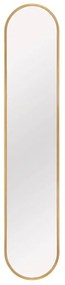 Καθρέπτης Τοίχου Moni 2140179 20x101cm Gold Mirrors &amp; More Πλαστικό, Γυαλί