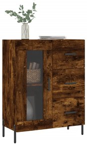 vidaXL Ντουλάπι Καπνιστή Δρυς 69,5 x 34 x 90 εκ. Επεξεργασμένο Ξύλο