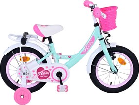 Ashley 14 Inch 22,5 cm Girls Coaster Brake Mint Green/White
