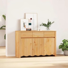vidaXL Πλαϊνό γραφείο "DRAMMEN" 114x43x75,5 εκ Μασίφ Ξύλο Πεύκου