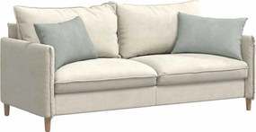 vidaXL Μαξιλάρι Καναπέ 2 pcs Ανοιχτό γκρι 60 x 40 cm