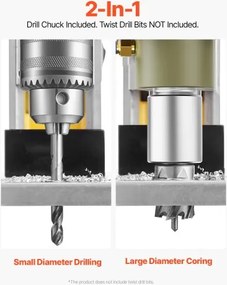 Magnetic Drill 1400W 2810 lbf Mag Drill Press 1.6 in Boring Diameter 11 Bits