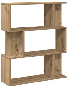 vidaXL Ντουλάπι βιβλίων Artisan Oak 80x24x96 cm Κατασκευασμένο ξύλο