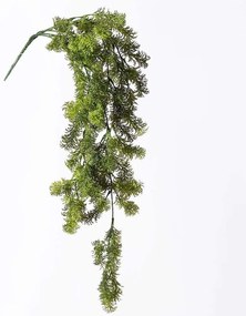 Τεχνητή Κρεμαστή Φτέρη 3361-7 15x73cm Dark Green Supergreens Polyethylene
