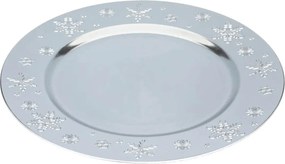 ΠΙΑΤΈΛΕΣ PRES PLATE SNOWFLAKE SILV 33CM 183454AR