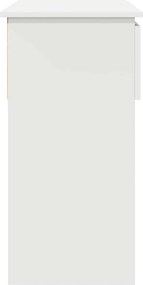 vidaXL Τραπέζι κονσόλας με συρτάρια Λευκό 85,5x38,5x74,5 cm