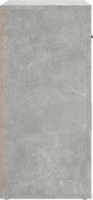 vidaXL Ντουλάπι Γκρι Σκυροδέματος 80x33x70 εκ. Επεξεργασμένο Ξύλο