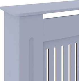 vidaXL Κάλυμμα Καλοριφέρ Γκρι 205 εκ. από MDF