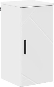 vidaXL Ντουλάπι Μπάνιου Υψηλής γυαλάδας λευκό 30 x 31,5 x 61 εκ