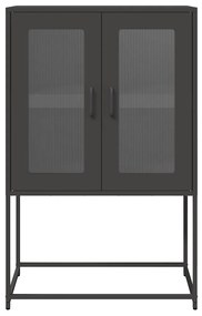 HIGHBOARD ΜΑΥΡΟ 68X39X107 CM ΑΤΣΑΛΙ 853374