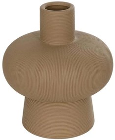 Βάζο Corneol 21262 17x17x20cm Brown GloboStar Κεραμικό