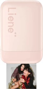 Φορητός εκτυπωτής φωτογραφιών Liene Pearl 2x3" (ροζ)