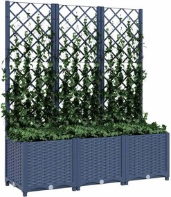 vidaXL Κήπος Μπλε Γκρι 120 x 40 x 136 cm