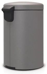 Кош за смет с педал Brabantia NewIcon 20L, Mineral Concrete Grey