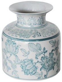 Βάζο 00.03.34020 18x20cm White-Petrol Πορσελάνη