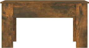 VidaXL Τραπεζάκι Σαλονιού Καπνιστή Δρυς 101x49x52 εκ. Επεξεργ. Ξύλο