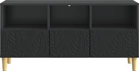 vidaXL Ντουλάπι TV 102 x 34,5 x 50 εκ. Μαύρο Επεξεργασμένο Ξύλο