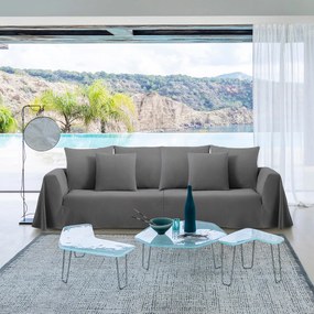 Μισός καναπές με ταπετσαρία από βαμβάκι λινό, Chill