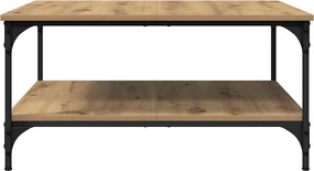 vidaXL Τραπεζάκι σαλονιού artisan δρυς 80 x 80 x 40 cm