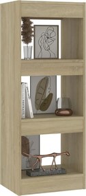vidaXL Βιβλιοθήκη/Διαχωρ. Χώρου Sonoma Δρυς 40x30x103 εκ. Επεξ. Ξύλο