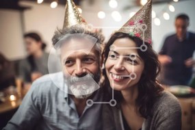 Intra Συλλεκτικό Ξύλινο Παζλ Plywood 4mm - Κόμμα Άνθρωποι σε Ημίφως Φωτογραφία Σε Ξύλινο Κουτί - Διαστάσεις Puzzle: 10x10 cm – 25 κομμάτια