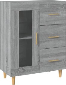 vidaXL Ντουλάπι Γκρι Sonoma 69,5 x 34 x 90 εκ. από Επεξεργασμένο Ξύλο