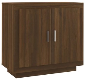 vidaXL Ντουλάπι Καφέ Δρυς 80 x 40 x 75 εκ. από Επεξεργασμένο Ξύλο