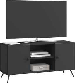 vidaXL Ντουλάπι TV 102 x 34,5 x 50 εκ. Μαύρο Επεξεργασμένο Ξύλο