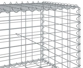 vidaXL Συρματοκιβώτιο με Κάλυμμα 200x100x50εκ. από Γαλβανισμένο Χάλυβα