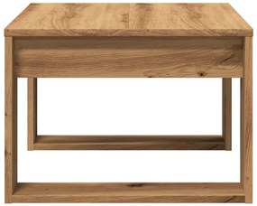 vidaXL Βοηθητικό Τραπέζι Artisan Δρυς 50 x 50 x 35 εκ. Επεξ. Ξύλο