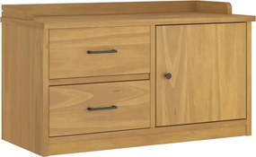 VidaXL Πάγκος διαδρόμου "SANDNES" 87x40x50 εκ. Πεύκο μασίφ ξύλο
