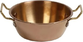 SHINY COPPER ΜΠΩΛ ΣΕΡΒΙΡΙΣΜΑΤΟΣ ΣΤΡΟΓΓ. ΜΕ 2 ΛΑΒΕΣ SS18/10 350ML D: 13 H: 4CM