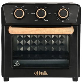 ESTIA ΦΡΙΤΕΖΑ ΑΕΡΟΣ OAK 1400w 12lt ΜΕ 4 ΛΕΙΤΟΥΡΓΕΙΕΣ ΨΗΣΙΜΑΤΟΣ ΜΑΥΡΟ