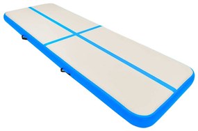 vidaXL Στρώμα Ενόργανης Φουσκωτό Μπλε 500 x 100 x 15 εκ. PVC με Τρόμπα