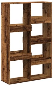 Βιβλιοθήκη Όψη Παλαιού Ξύλου 100x33x155,5 εκ. ΕπΞύλο Ξύλο - Καφέ