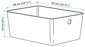 KUGGIS κουτί, 26x35x15 cm 305.685.24