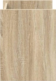 vidaXL Ράφι Περιοδικών Δρύς Sonoma 35 x 35 x 45 εκ Επεξεργασμένο ξύλο