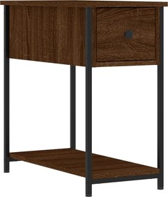 vidaXL Κομοδίνα 2 τεμ. Καφέ Δρυς 30 x 60 x 60 εκ. από Επεξεργ. Ξύλο