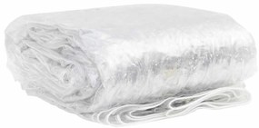 vidaXL Σαφής μουσαμάς με οπές 5x12 m PVC