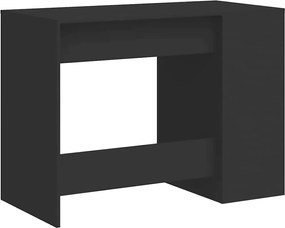 vidaXL Γραφείο Μαύρο 102x50x75 εκ. από Επεξεργασμένο Ξύλο
