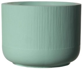 Supergreens Γλάστρα Πήλινη Οβάλ "Petal" Πράσινο Ανοιχτό XL 52x52x36 εκ.