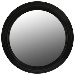 Καθρέπτης Τοίχου Στρογγυλός 280-223-026 75cm Black Πλαστικό