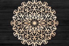Intra απο ξύλο plywood 3mm-4mm πάχος 3D Mandala για Cricut Δίασταση 30x30 cm INTRAFABR-74272770