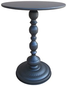 Βοηθητικό τραπέζι Anesor pakoworld μέταλλο σε μαύρη απόχρωση Φ40x52εκ