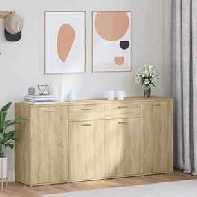 vidaXL Μπουφές Sonoma Δρυς 160 x 36 x 75 εκ. από Επεξ. Ξύλο