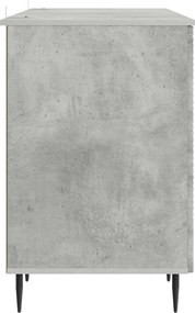 vidaXL Γραφείο Γκρι Σκυροδέματος 142,5 x 50 x 75 εκ.