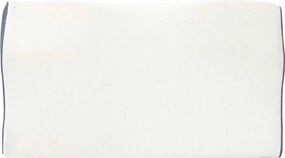 vidaXL Μαξιλάρι λαιμού Λευκό Αφρός Μνήμης 59 x 34,5 x 12 εκ