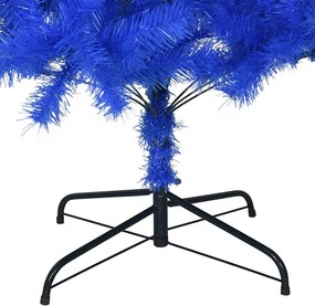 vidaXL Χριστουγεννιάτικο Δέντρο Τεχνητό Με Βάση Μπλε 180 εκ. PVC