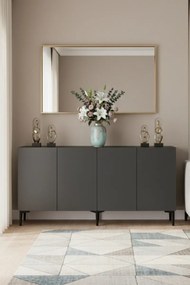 Stewehome Πολυλειτουργικό ντουλάπι κονσόλα για καφέ και βάση τηλεόρασης 150x32x75 cm