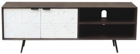 Τηλεόραση DKD Home Decor Σκούρο καφέ 140 x 35 x 50 cm Ξύλο από Μάνγκο